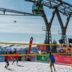 Hoher Ball Flying Mozart Snow Volleyball Wagrain