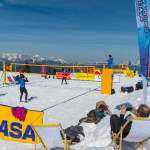 Tolles Panorama beim Snow Volleyball Wagrain